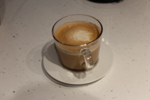 A Latté made by Cameron