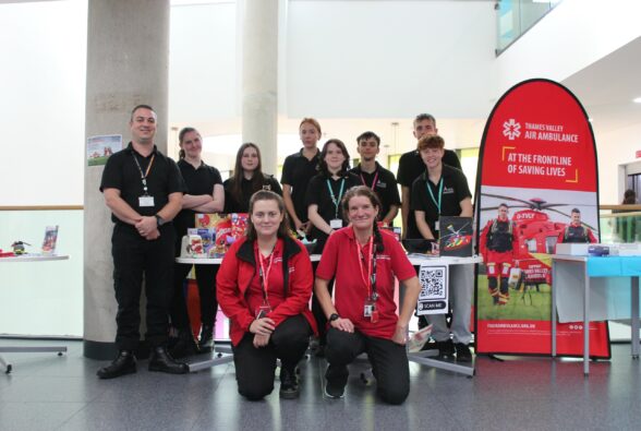 Left to right Daniel Ellis, Public Services Teacher, Public Services students Lily, Kinga, Meya, Taylor, Tom, Ashton, Milo and Ruth and Laura TVAA