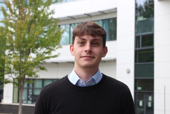 Jarod Smith, a T Level Business Management and Administration student at Bracknell and Wokingham College