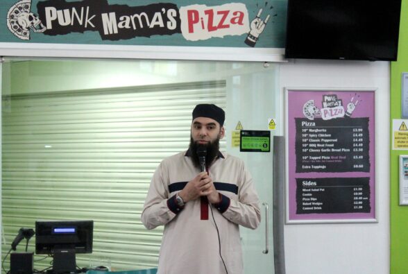 Imam Ebrahim from Bracknell Cultural Society spoke about what the passage from the Quran was about and gave an interactive introduction about Ramadam and fasting.